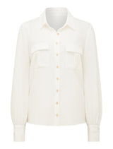 Molly Texture Utility Shirt Forever New