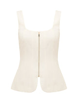 Collins Zip Through Tank Top Forever New