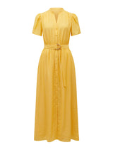 Logan Flutter Sleeve Shirt Midi Dress Forever New