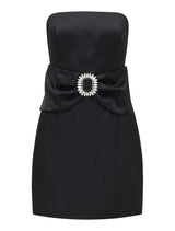 Sanji Satin Strapless Mini Dress Forever New