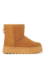 Maylene Microfibre Ankle Boot Cognac Forever New