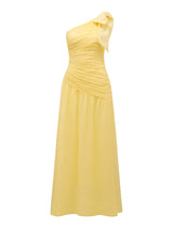 Jordan Ruched Bow Detail Midi Dress Forever New