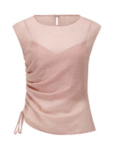 Abby Sheer Ruched Top