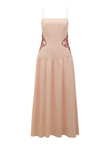 Arabelle Applique Linen Midi Dress Forever New