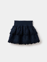 Billie Embroidered Shirred Girls Skirt Forever New