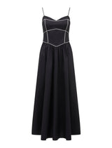 Gemma Contrast Stitch Midi Dress Forever New