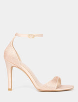 Amber Embellished Ankle Strap Heel Sandal Forever New