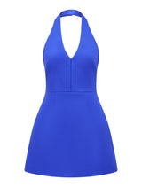 Ricki Halter Hook and Eye Mini Dress Forever New