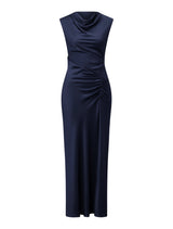 Ava Draped Satin Maxi Dress Forever New