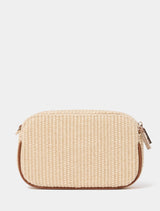 Ava Weave Camera Bag 0 Natural Tan Forever New