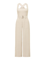 Estella Petite Belted Jumpsuit Forever New