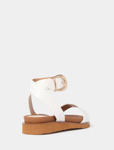 Winter Ankle Strap Footbed Sandal Forever New