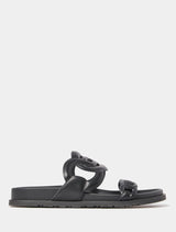 India Interlinked Sandal Black Forever New