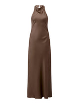 Audrey Satin Backless Maxi Dress Forever New