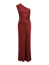 Asher One Shoulder Satin Maxi Dress Forever New