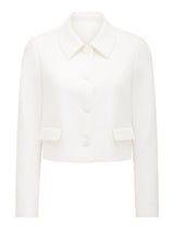 Tanya Cropped Top Collar Jacket Forever New