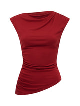 Tilda Ruched Shoulder Top Forever New