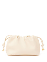 Blossom Ruched Clutch 0 Ivory Forever New