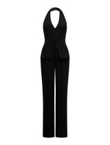 Riva Hook And Eye Halter Jumpsuit Forever New