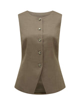Toni High Neck Waistcoat Forever New