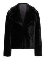 Anara Panelled Fur Coat Forever New