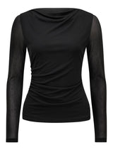 Raegan Ruched Mesh Top Forever New