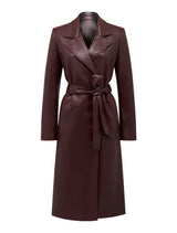 Gabbi Vegan Leather Trench Coat Forever New