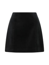 Violet Velvet Split Mini Skirt Forever New