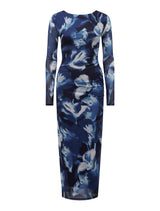 Alannah Mesh Long Sleeve Midi Dress Forever New