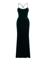 Bailey Velvet Strappy Maxi Dress Forever New