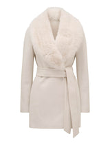Rocky Fur Collar Wrap Coat Forever New