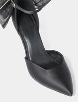 Dana Diamante Bow Court Heel Forever New