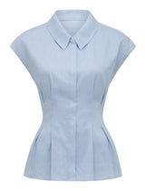 Carina Pleated Shirt Forever New