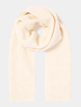 Tiana Texture Knit Scarf 0 Ivory Forever New