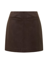 Addison Vegan Leather Mini Skirt Forever New