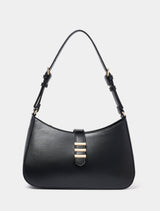 Celina Curve Shoulder Bag 0 Black Forever New