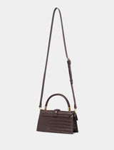 Violet Lock Detail Top Handle Bag Forever New