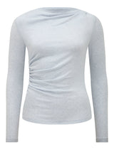 RaeLynn Ruched Wool Blend Top Forever New