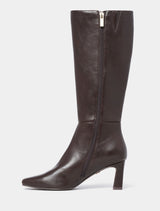 Tatum Shaped Heel Knee Boot Forever New