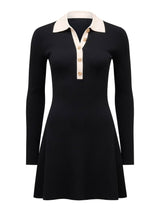 Phoebe Long Sleeve Trim Mini Dress Forever New