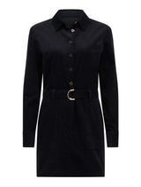 Tess Long Sleeve Cord Mini Dress Forever New