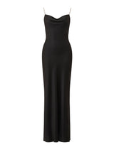 Presley Diamante Strap Satin Maxi Dress Forever New