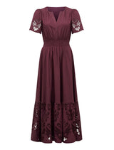 Eleanor Cutwork Midi Dress Forever New