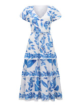 Iris Tiered Ruffle Midi Dress Forever New