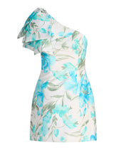 Darcy One Shoulder Bow Mini Dress Forever New