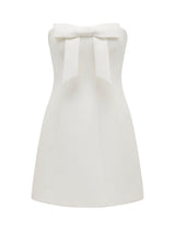 Harper Strapless Bow Mini Dress Forever New
