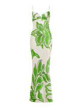 Sloane Printed Satin Maxi Dress Forever New