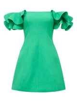 Kenzie Off Shoulder Ruffle Mini Dress Forever New