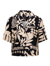 Anika Crop Satin Shirt Forever New