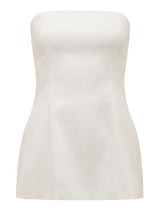 Delton Linen Bandeau Top Forever New